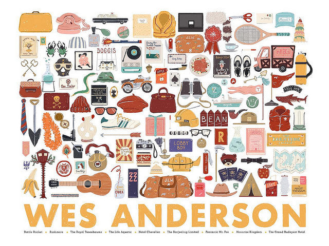 Wes Anderson art print