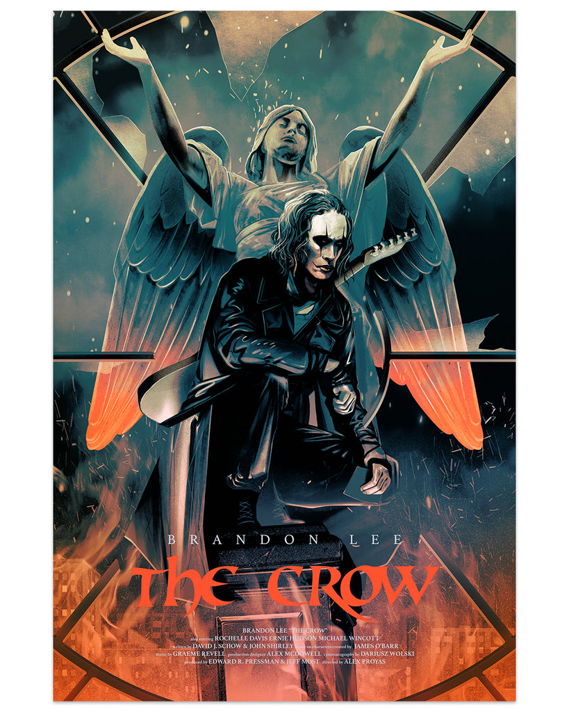 Jonathan Bartlett "The Crow" limited edition print for WonderCon 2023