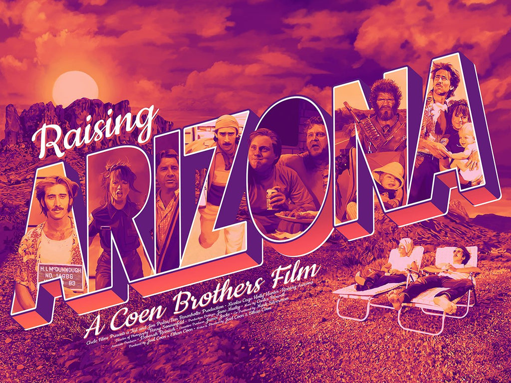 Dakota Randall Raising Arizona Coen Brothers limited edition print