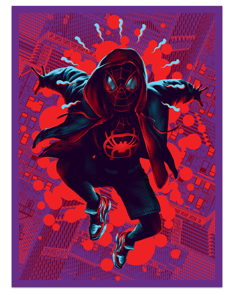 Tracie Ching Miles Morales screenprint