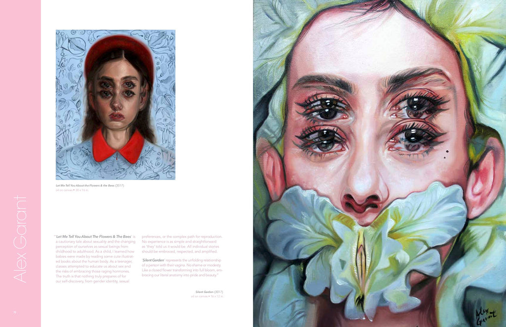 layout of NSFW book featuring Alex Garant