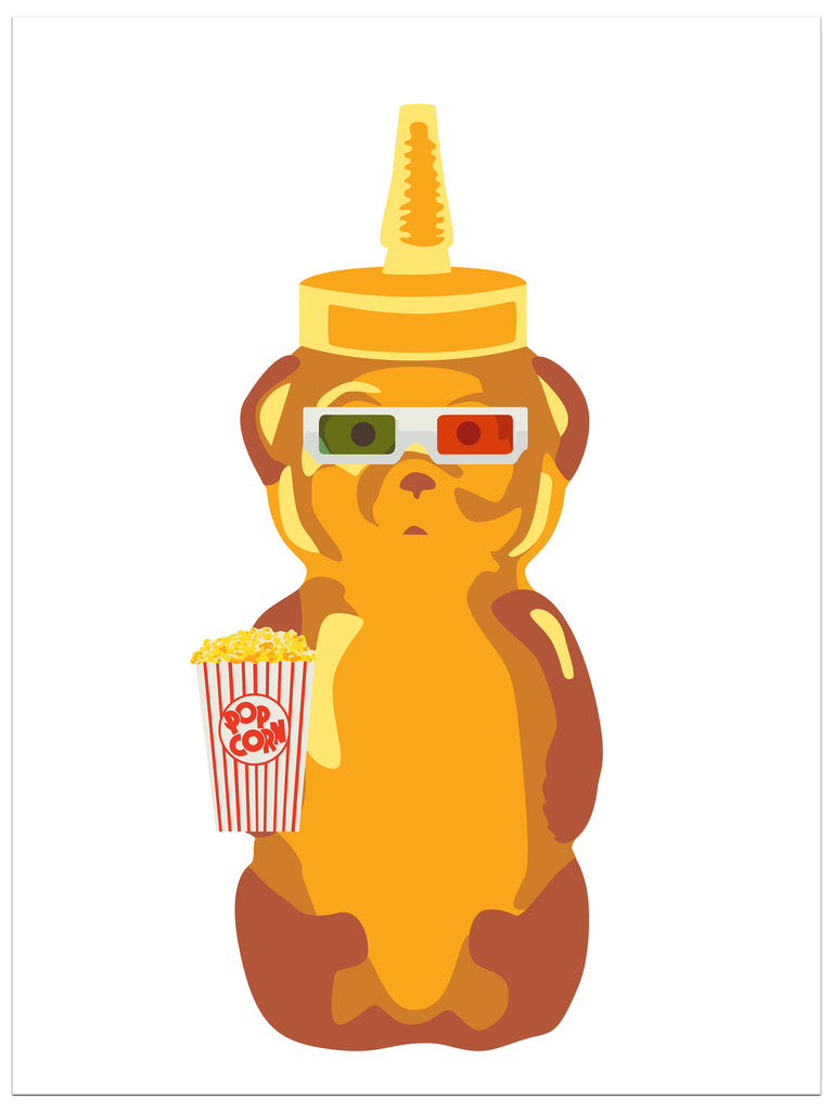 fnnch Movie Bear timed limited edition print release Roxie Theater charity