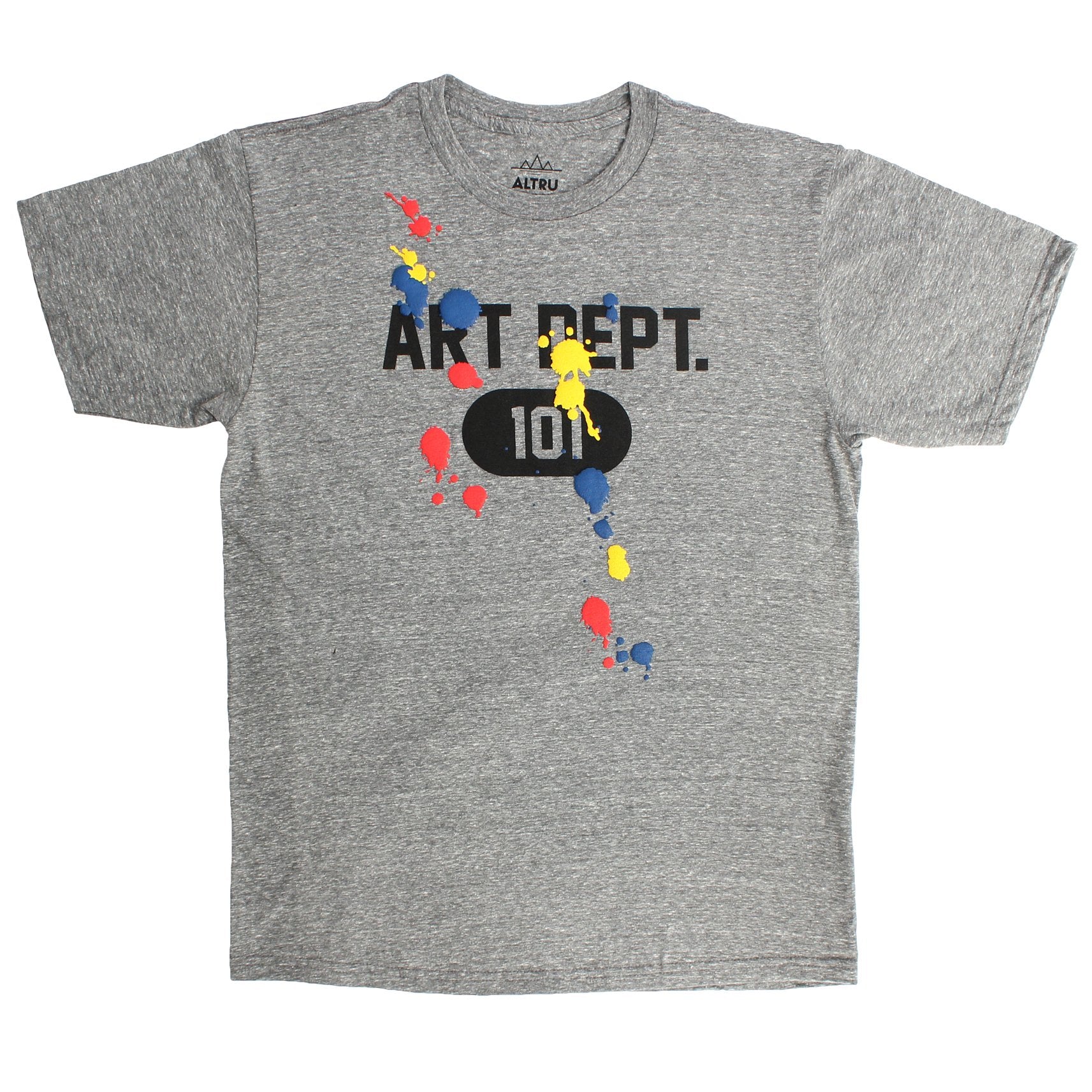 Art Dept. 101 Puffy Paint Splats Fun Graphic T-shirt - Altru Apparel