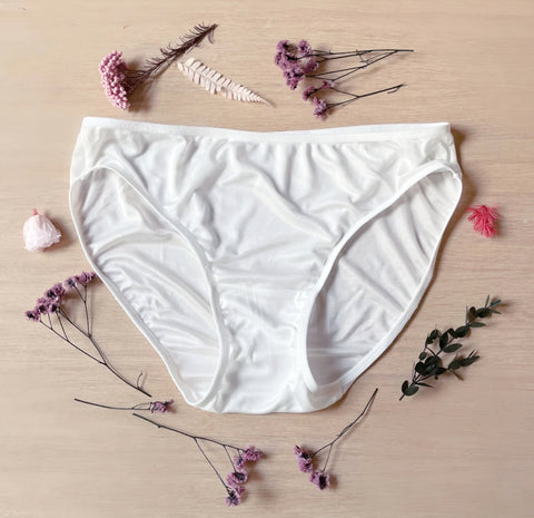 Silk underwear panty briefs made in Canada