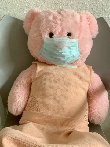 Teddy bear in a face mask | Shop Face masks for kids