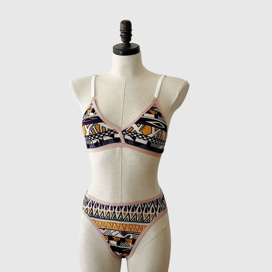 Arousy-Fancy Western Bikini Set Innerwear & Swimwear with Cotton Lining Bra  Panty Set for Women