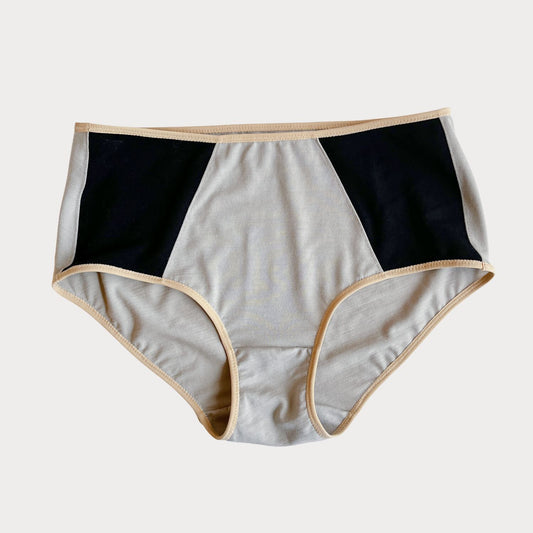 Women's linen underwear brief - purple haze