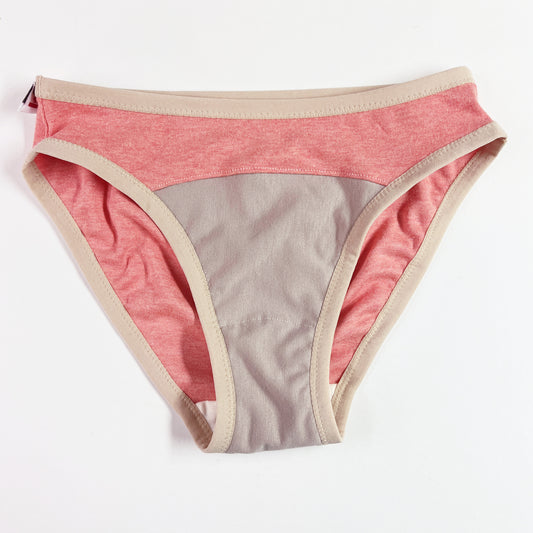 Corset briefs in pink recycled yarn, Women's underwear