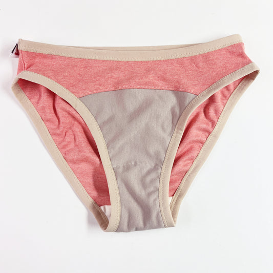 Cotton + wool underwear brief  Made in Canada organic underwear