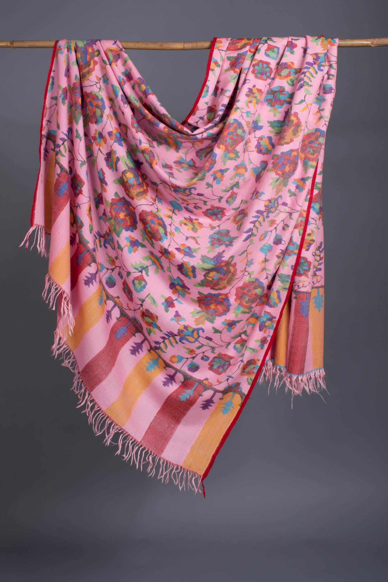 Kashmiri Pashmina Jamavar Shawls & Scarves | Shahkaar