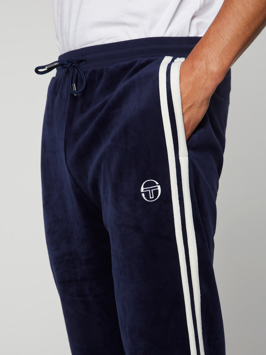 Goran Velour Track Jacket Archivio- Maritime Blue – Sergio Tacchini