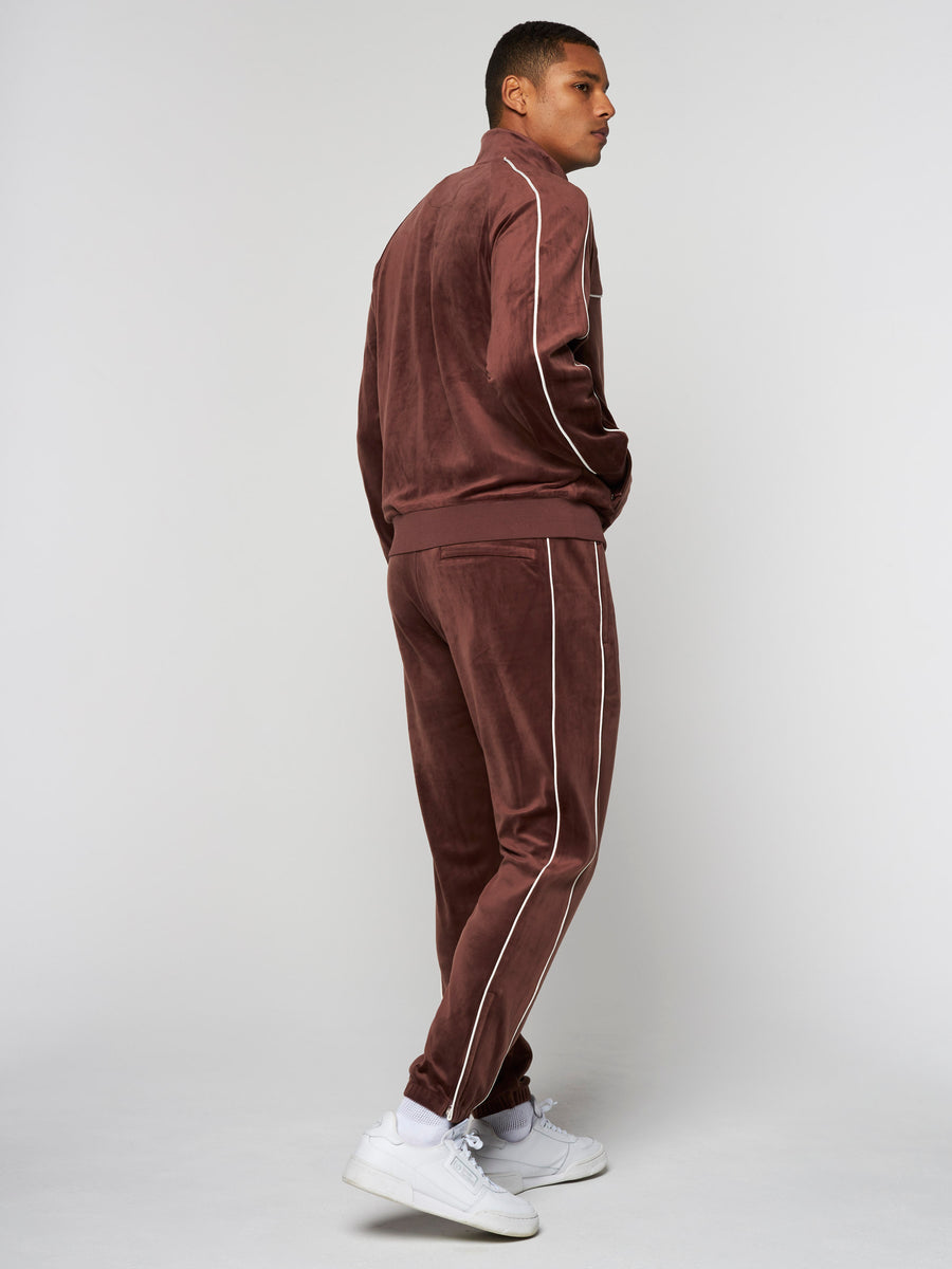 adidas Originals Adicolor Velour Cuffed Track Pants / Black