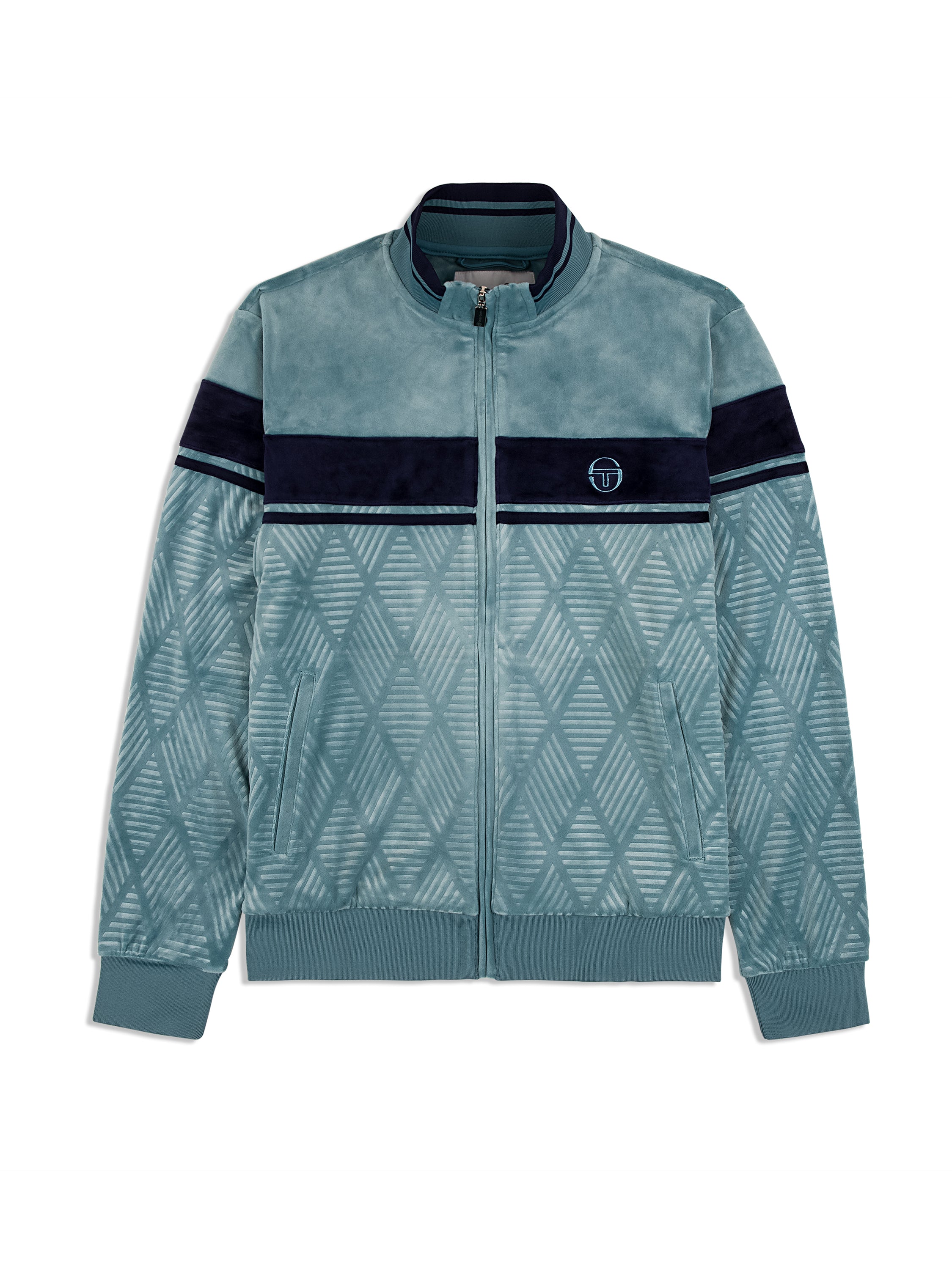 Image of Debossed Damarindo Velour Track Jacket