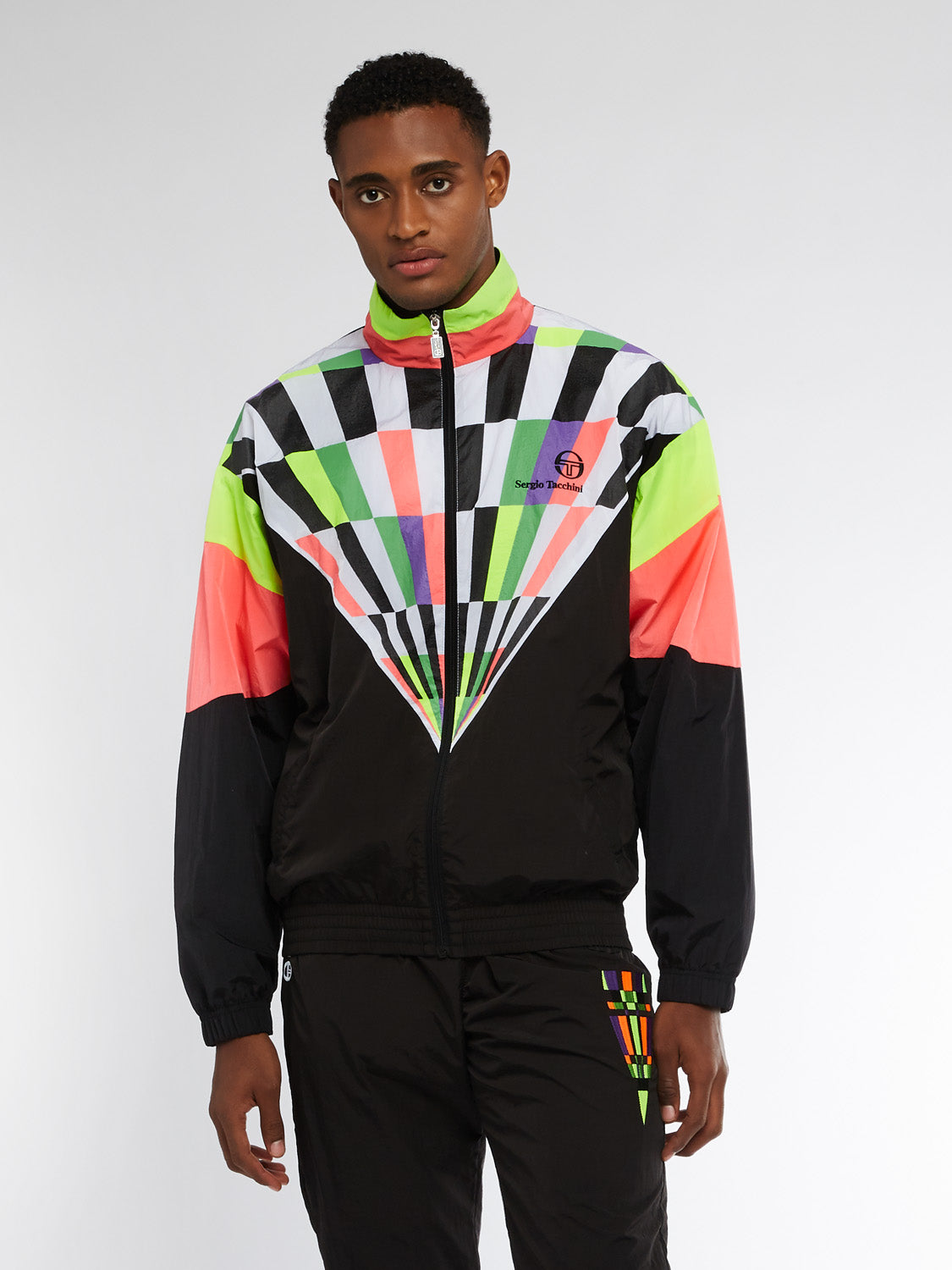 Camporese Tracksuit Archivio - BLACK/CORAL – Sergio Tacchini