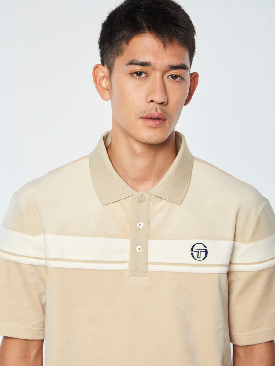 Sergio Tacchini Anzio Monogram Logo Polo