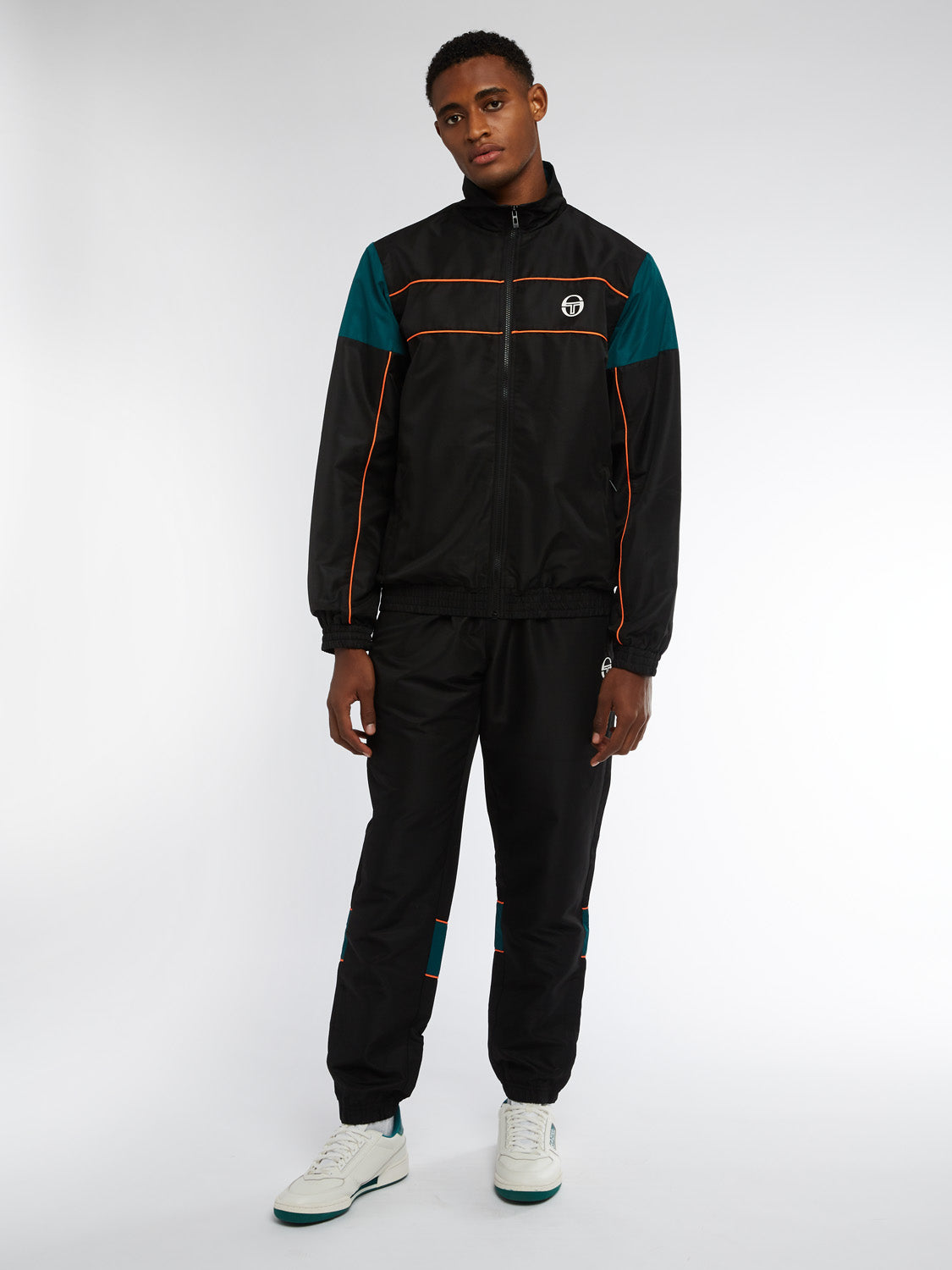 Berry Tracksuit - BLACK/BOTANICAL – Sergio Tacchini