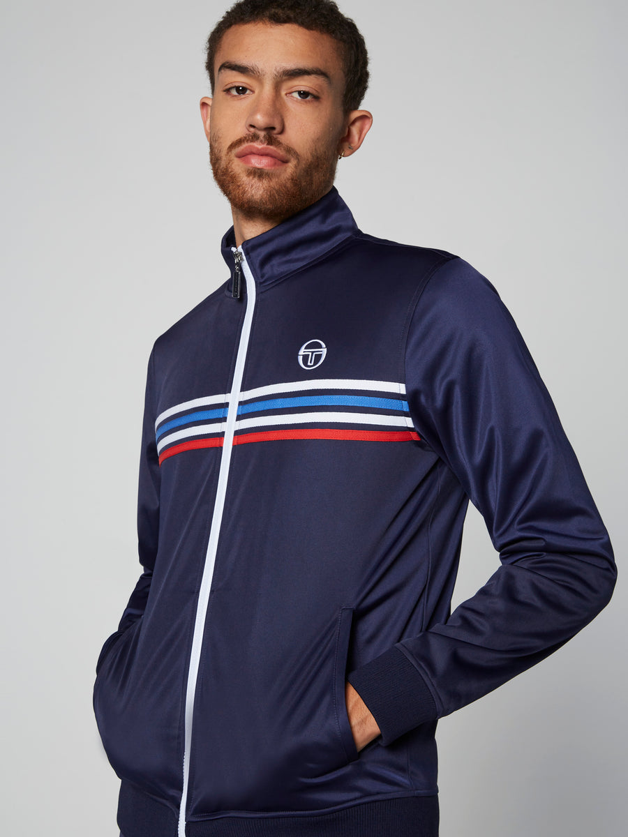 Sergio Tacchini Mens Goran Velour Track Jacket MARIB-S 