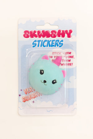 Squishy Stickers in 24 Options Womens 