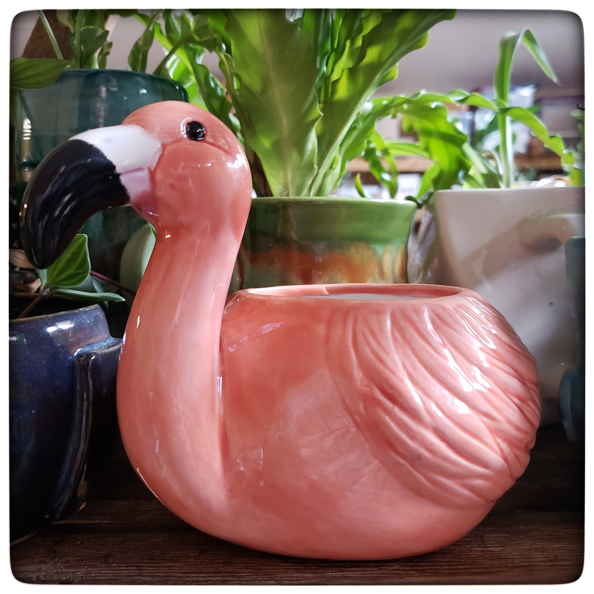 Flamingo planter HaldeCraft