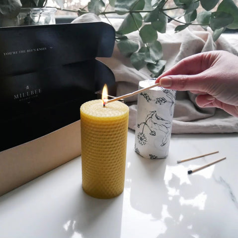 Beeswax candles