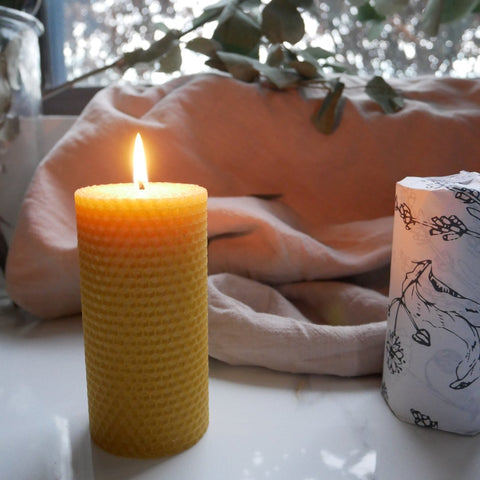 Halloween candles_ Beeswax