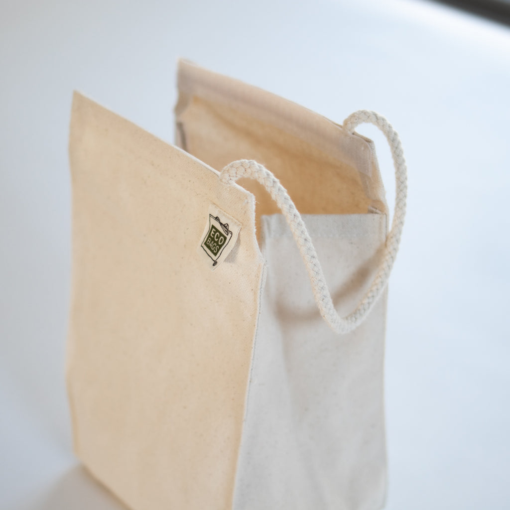 wool insulated natural lunch bag