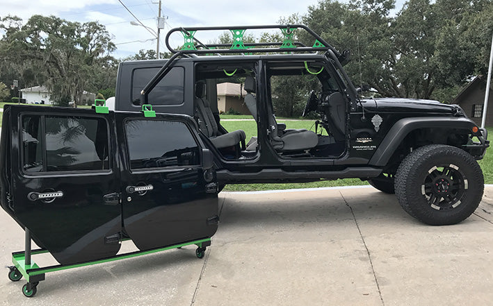 Easily Store Your Jeep Doors With Jeep Store-A Door