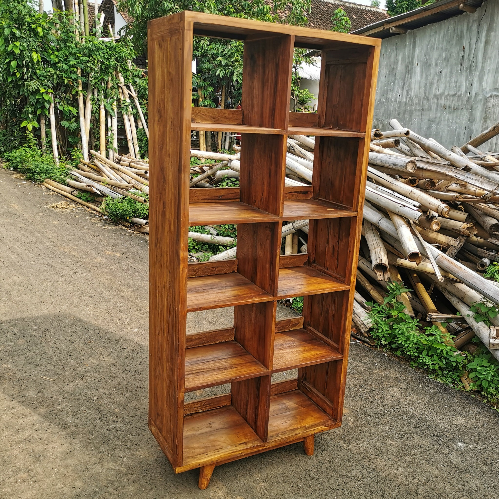 Rustic Shelf Unit (80Wx180H) – Rockwood Furniture KL Sdn Bhd