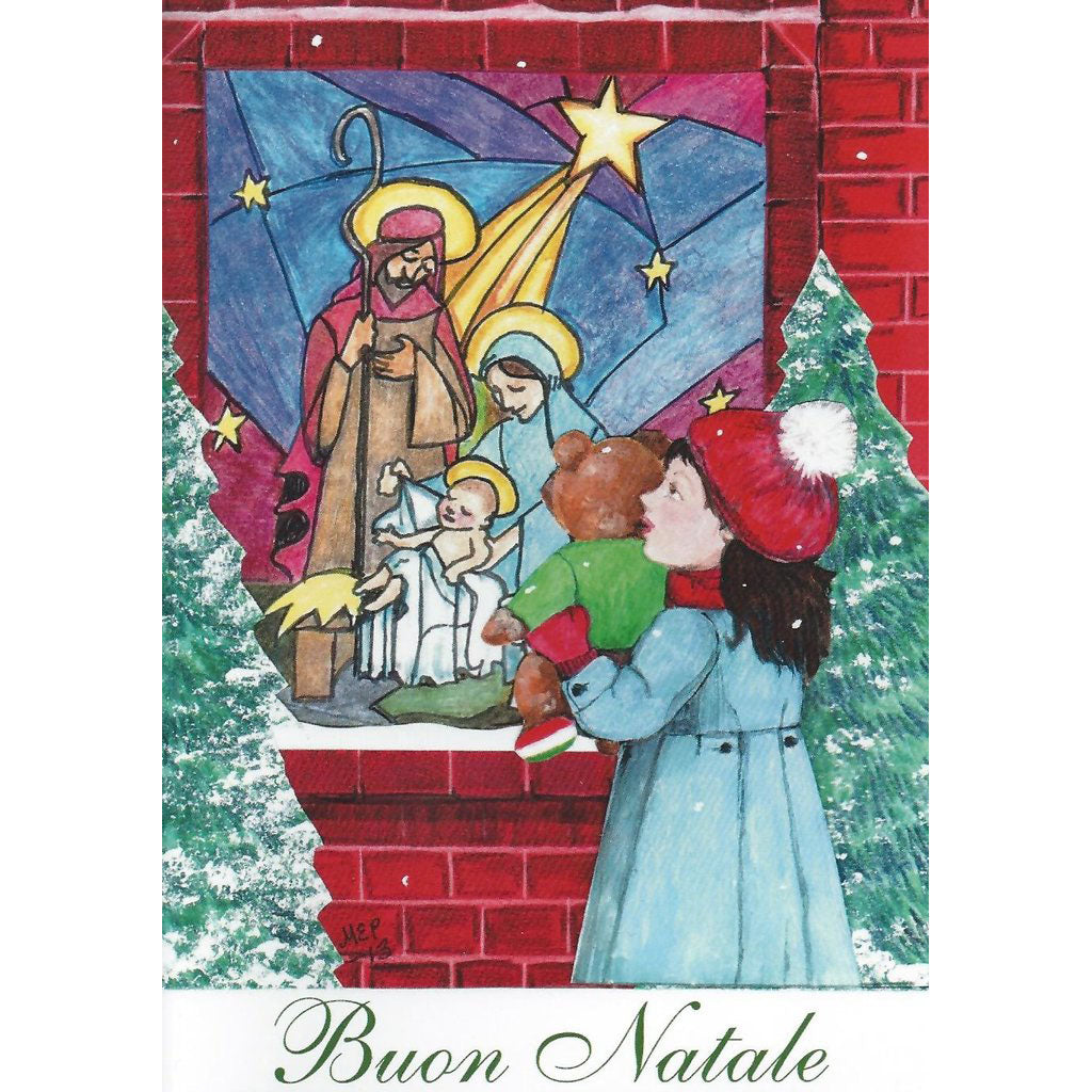 Greeting card with text - Buona Befana - Italian translation