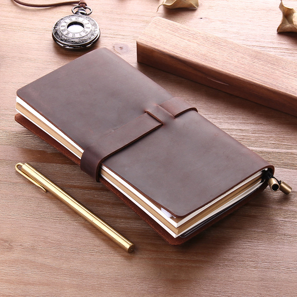 Traveler's Notebook Travel Journal Diary Handmade Vintage Leather ...