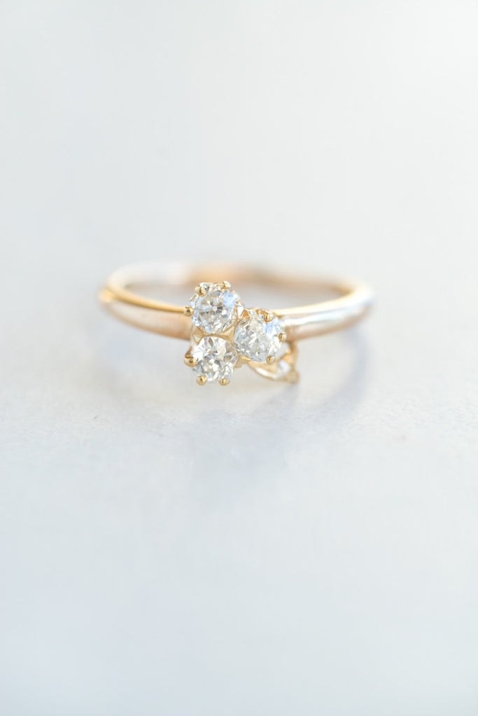 Vintage Diamond Trefoil Ring – QUITOKEETO