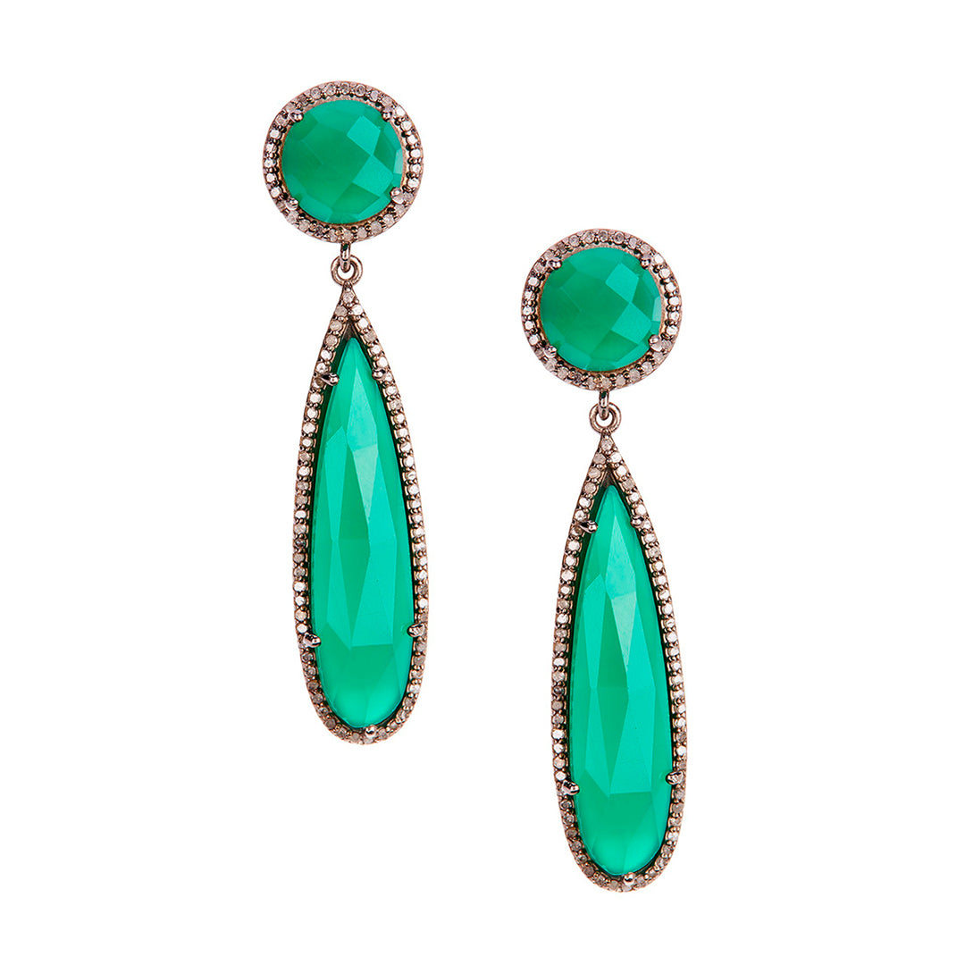 Green Onyx Drop Earrings 2024 towncentervb