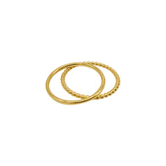 Adornia Love Stack Ring Stacking Set silver yellow gold rose gold – ADORNIA