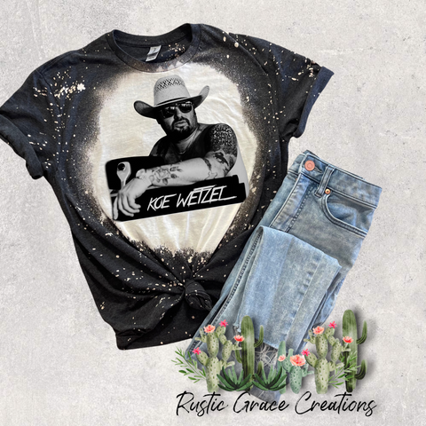 Rustic Grace Creations Koe Wetzel | Band Tee | Vintage Tshirt | Koe |Distressed Tee | Bella Canvas |unisex Tee XL