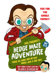"Hedge Maze Adventure" 12 X 16 limited edition poster