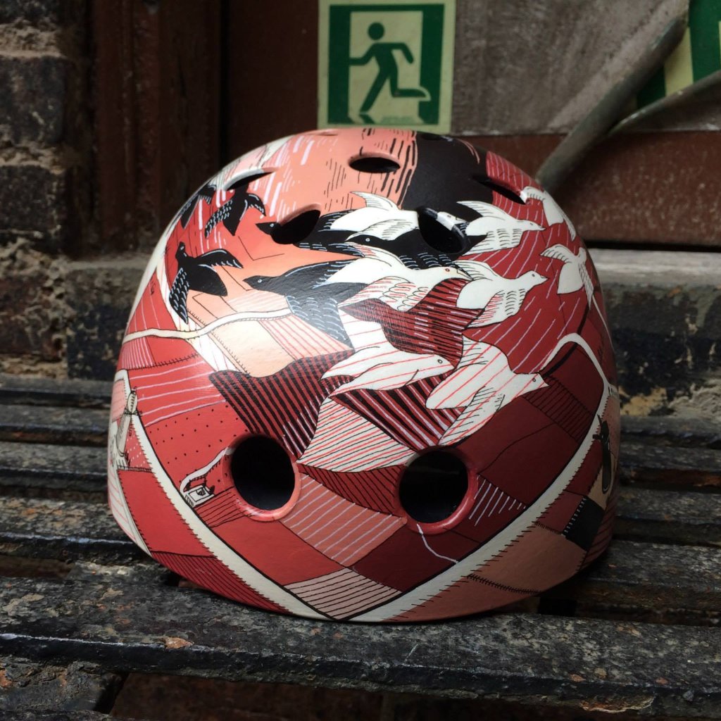 custom cycle helmets