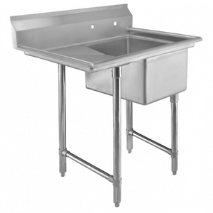 Klinger S Trading 3 Compartment Sink 18 304 Stainless Steel Construction Model Ecs3dl24