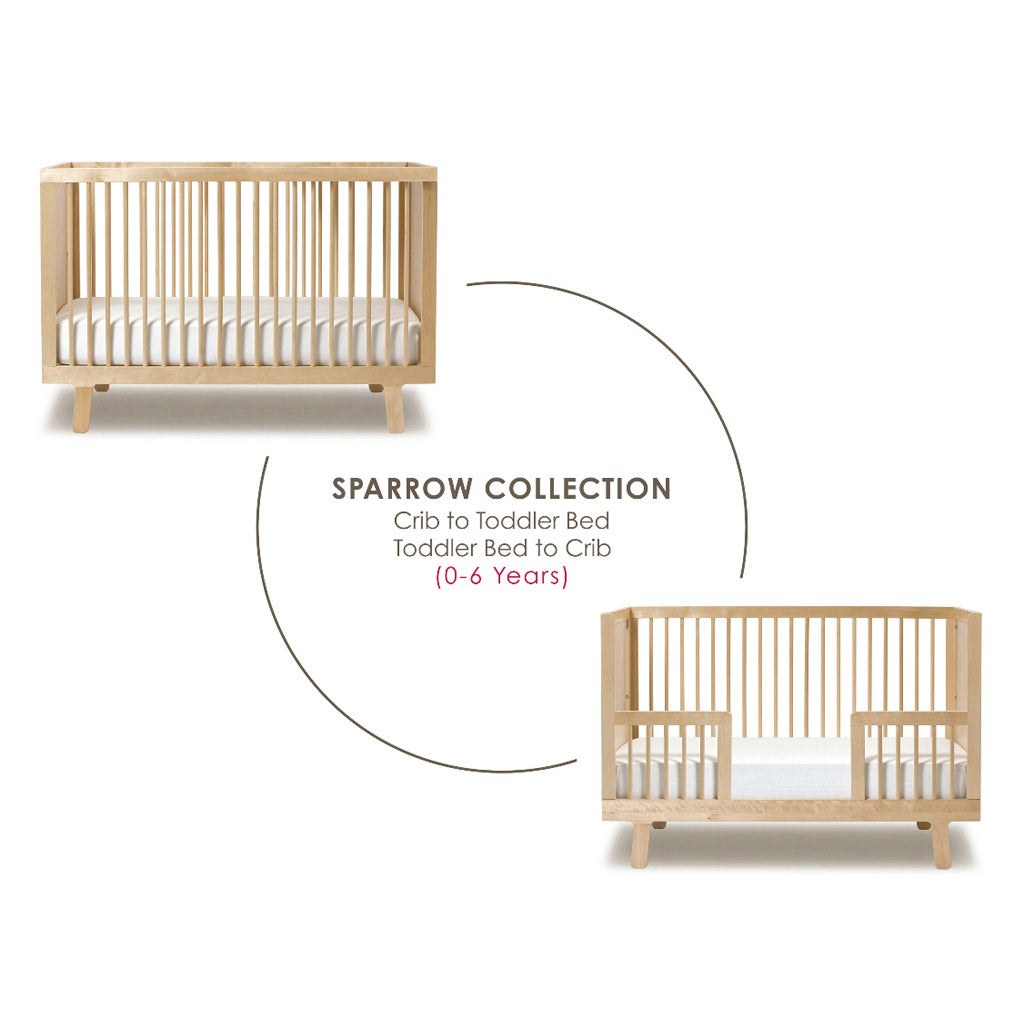 oeuf sparrow crib used