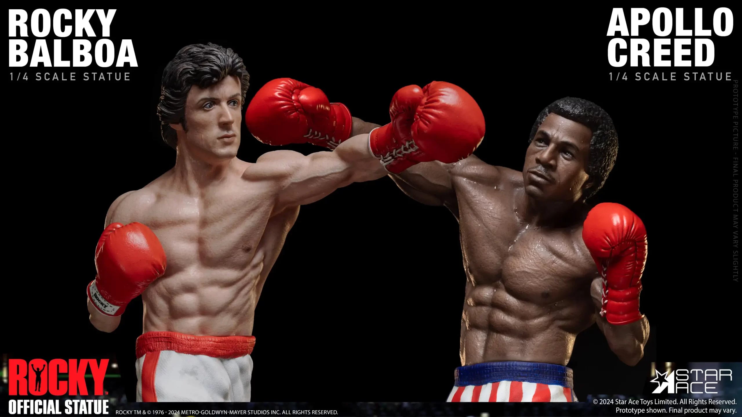 Rocky (1976): Rocky Balboa vs Apollo Creed Epic Fight Set