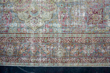 Load image into Gallery viewer, 11’ x 14’7 Classic Vintage Dorokshs Rug Muted Violet, Blue + Green Carpet SB