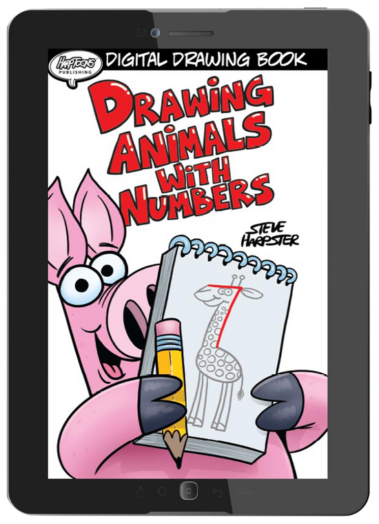 Drawing 10 cartoon animals from numbers - Learn numbers for children -  YouTube