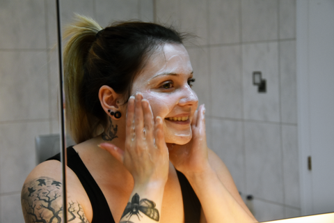 gesichtsreinigung mit aloe vera duschseife