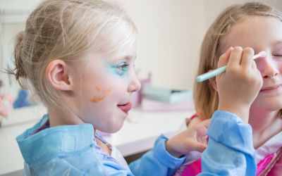 Play makeup is a great way for children to be creative