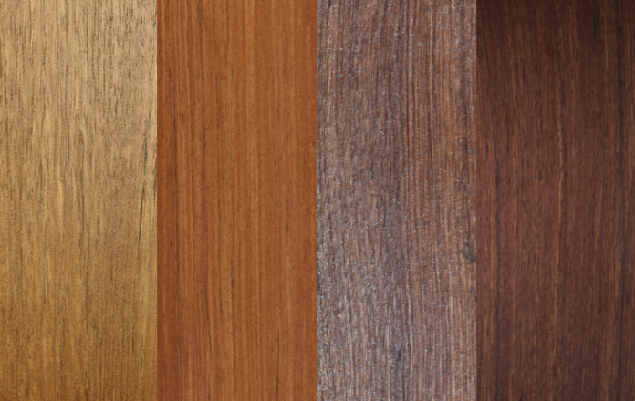 Colour swatch of Teak wood