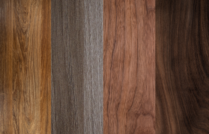 Colour swatch of walnut wood