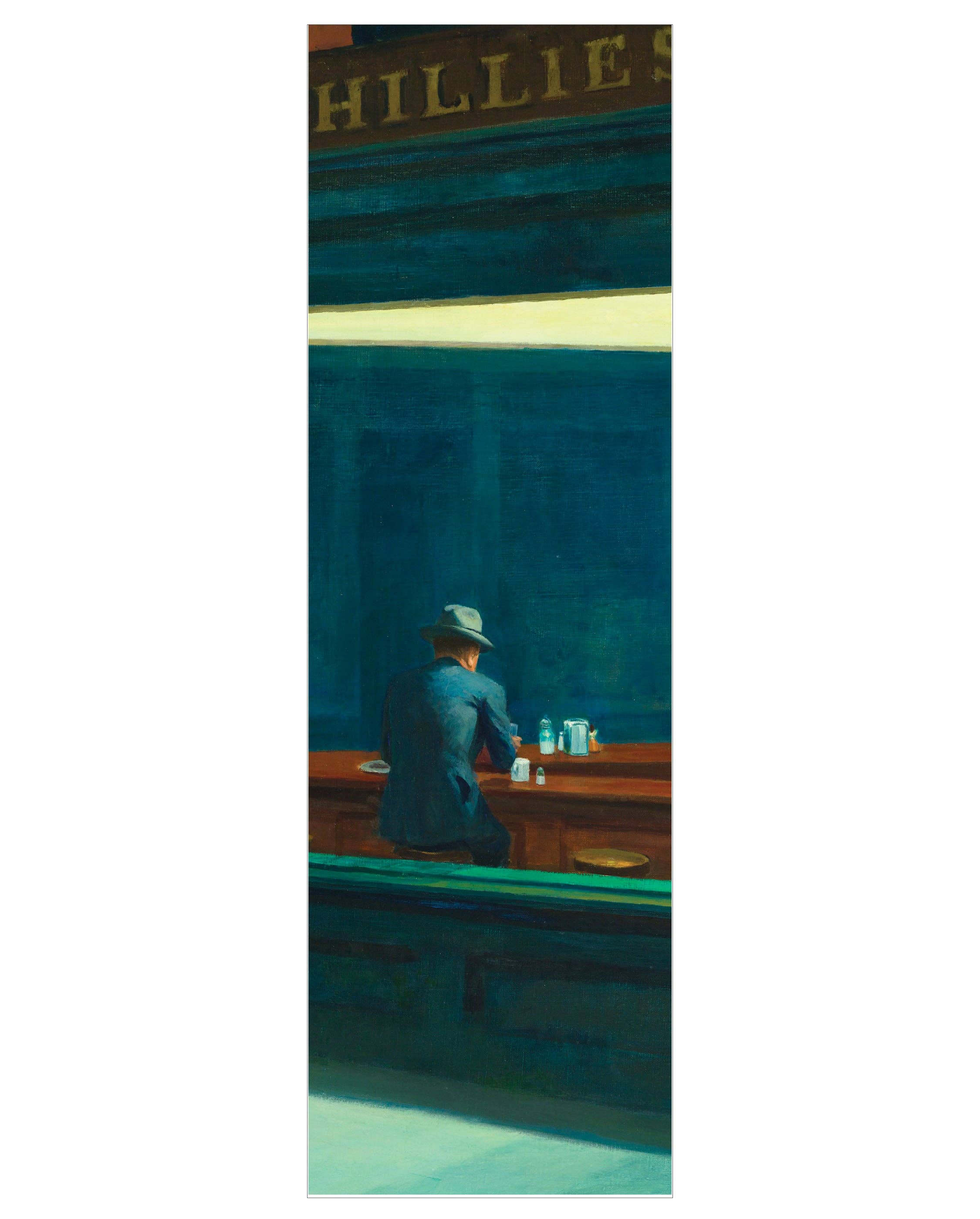 Pomegranate - Edward Hopper: Nighthawks Bookmark