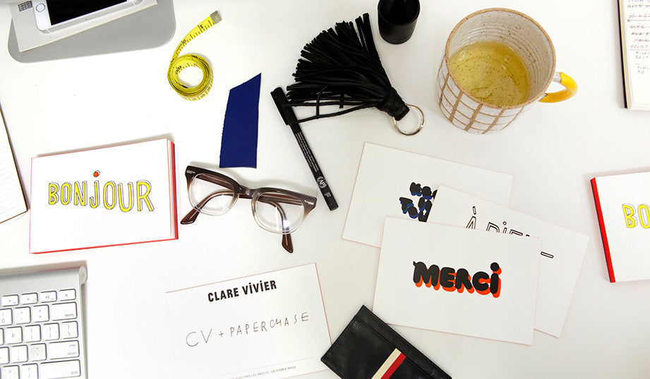 Paper Chase Press Creative Profiles: FROM THE DESK OF: CLARE V