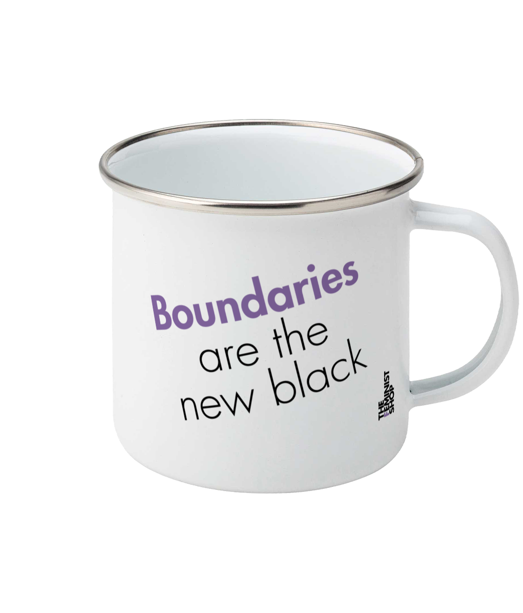 Boundaries Simple Modern Mug — Boundaries Coffee