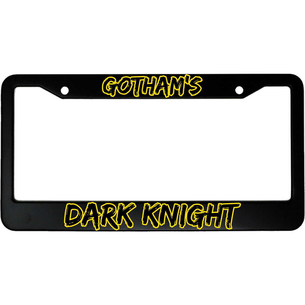 Gotham's Dark Knight Batman Aluminum Car License Plate Frame