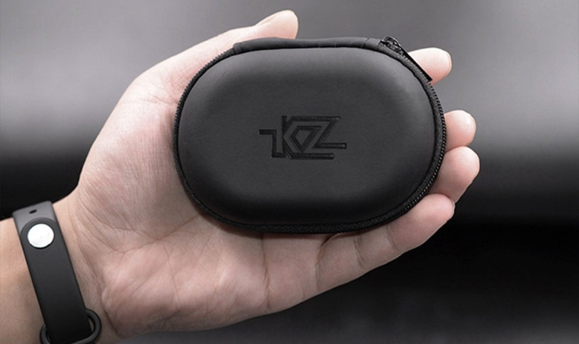 Headphone-Zone-KZ - Elliptical Pouch Earphone Case Zipper